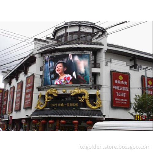 High Resolution Semi-Outdoor Curved LED Advertising Display